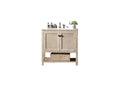 Legion Furniture Solid Wood Sink Vanity With Marble Top -NO Faucet 36", 48", 60"