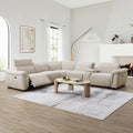 ACME Beige Boucle Dayana POWER MOTION SECTIONAL SOFA