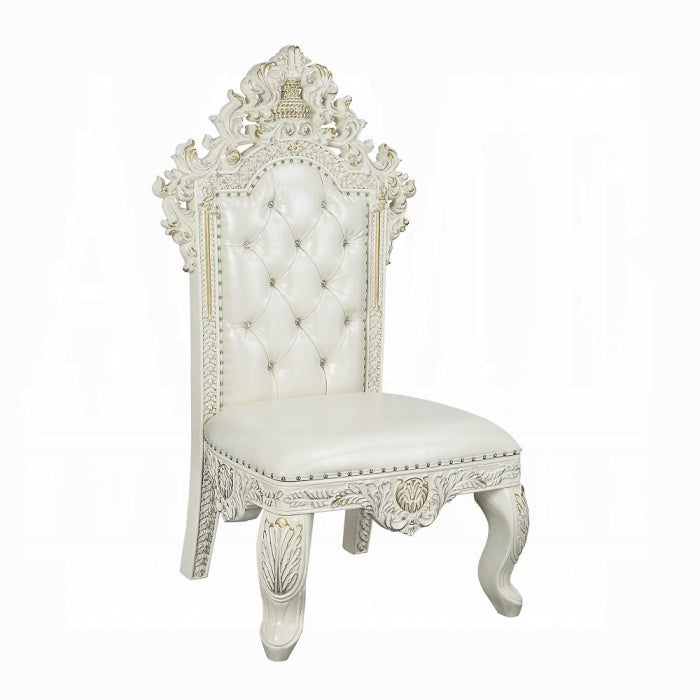 ACME White Adara Side Chair (Set-2)