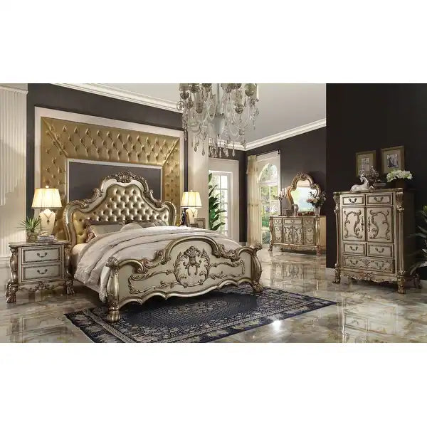 ACME Gold Dresden Nightstand