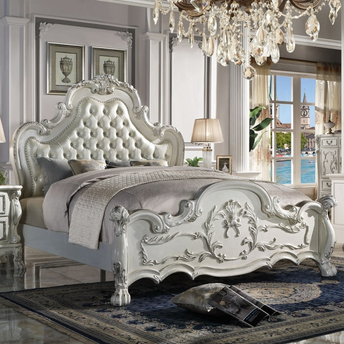 ACME White Dresden Queen Bed
