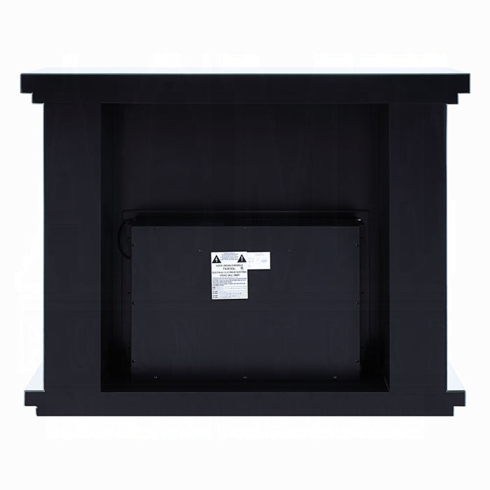 ACME  Mirrored & Faux Diamonds Noralie Fireplace