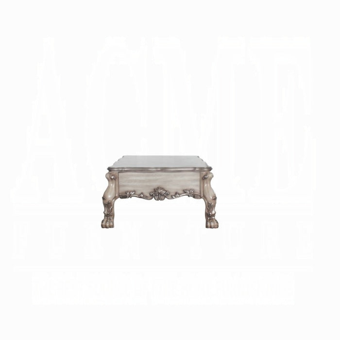 ACME Vintage Bone White Dresden Coffee Table W/ Storage