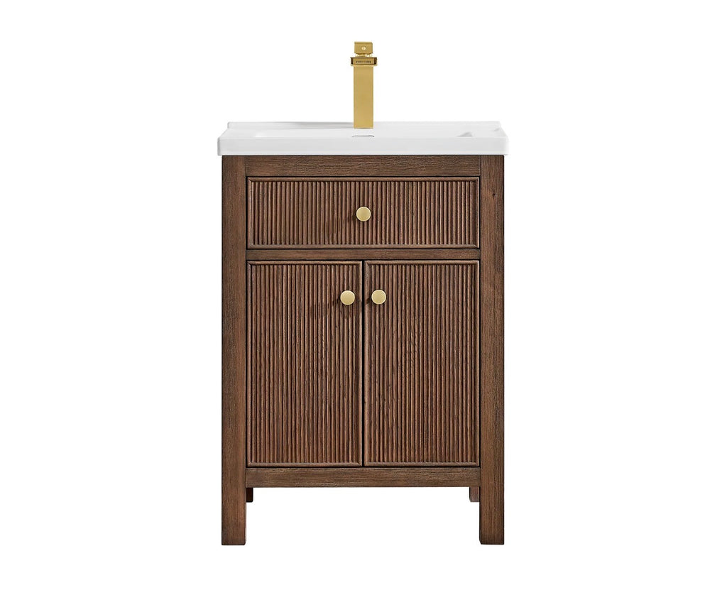 Altair Cerrito 24" Single Bathroom Vanity with White Ceramic Integrated Sink without Mirror