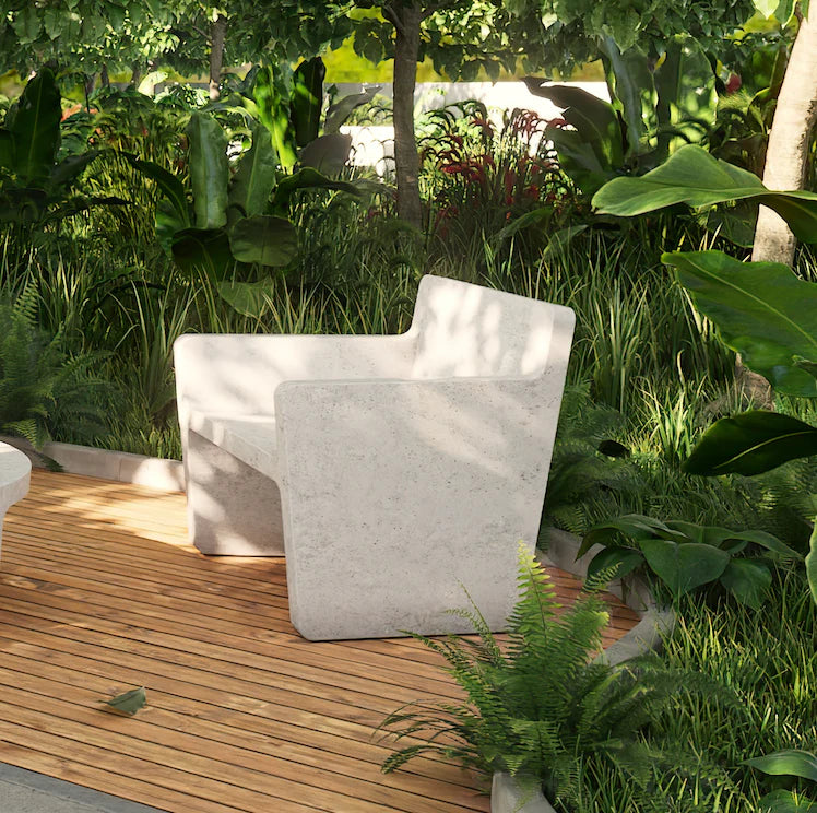 KONKRETUS Aeero Armchair – Handcrafted K1 Concrete Armchair