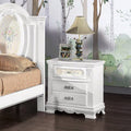 ACME White Flora Nightstand