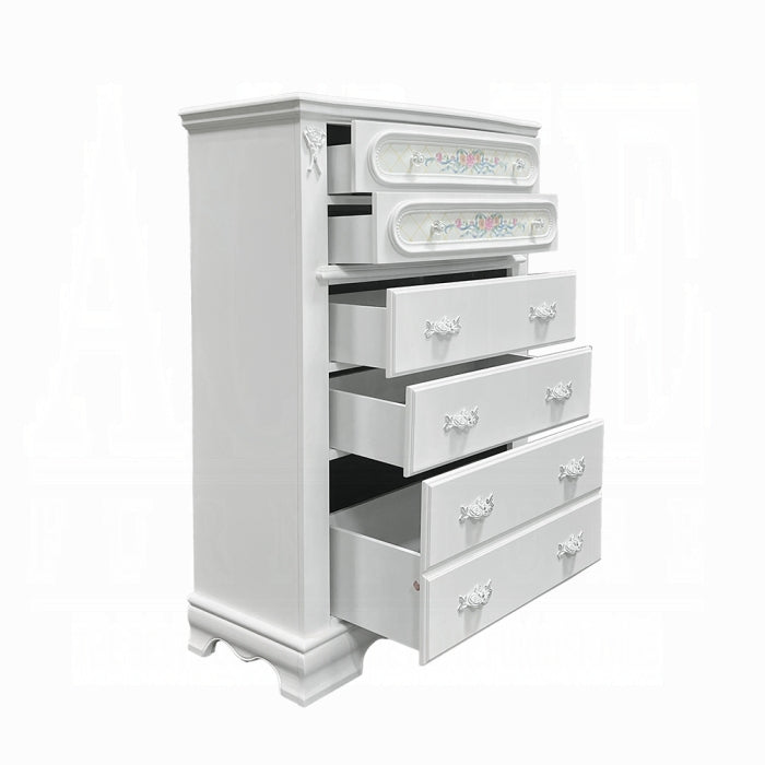 ACME White Flora Chest