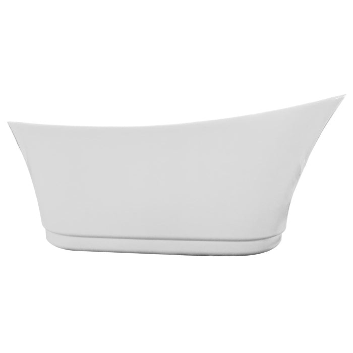 EAGO 6 Foot White Free Standing Air Bubble Bathtub