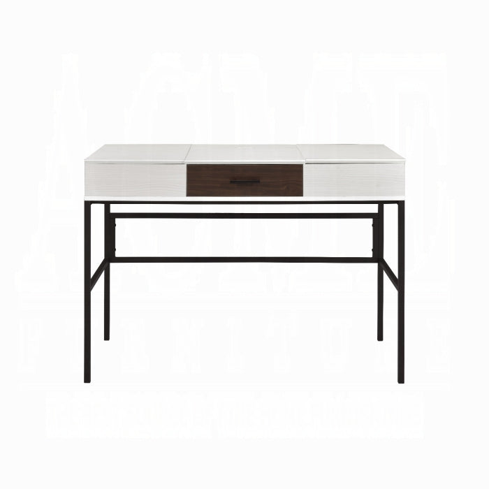 ACME White Verster Writing Desk W/USB
