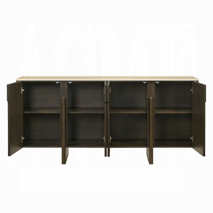 ACME Walnut Davita Server w/Ceramic Top
