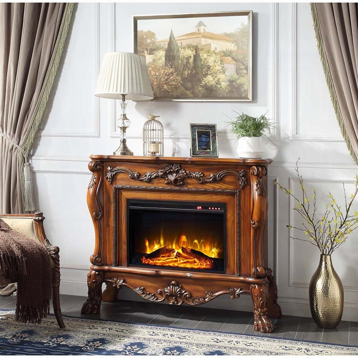 ACME Cherry Oak Dresden Fireplace