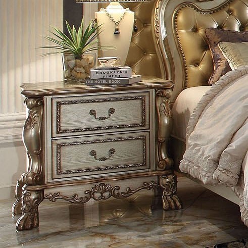 ACME Gold Dresden Nightstand