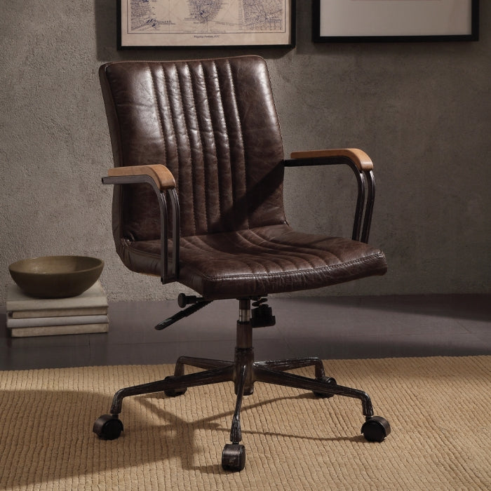 ACME Distress Chocolate Top Joslin Office Chair