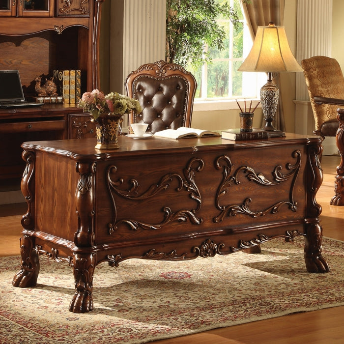 ACME Cherry Oak Dresden Executive Writing Desk
