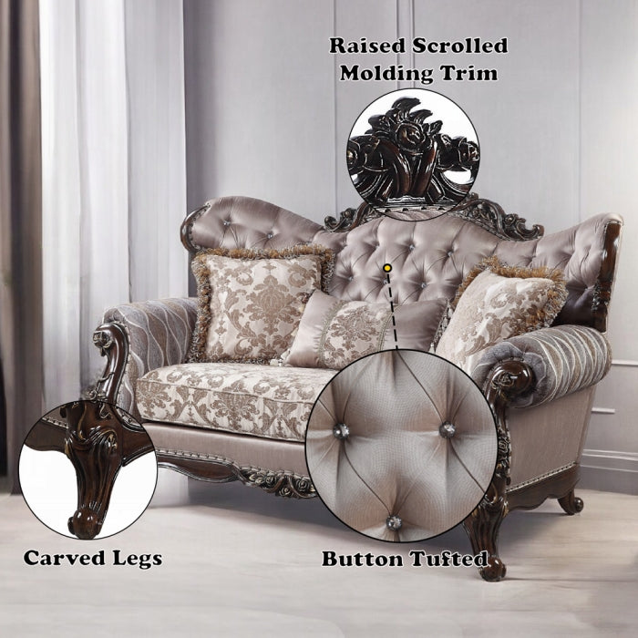 ACME Benbek Loveseat W/3 PillowsLV00810