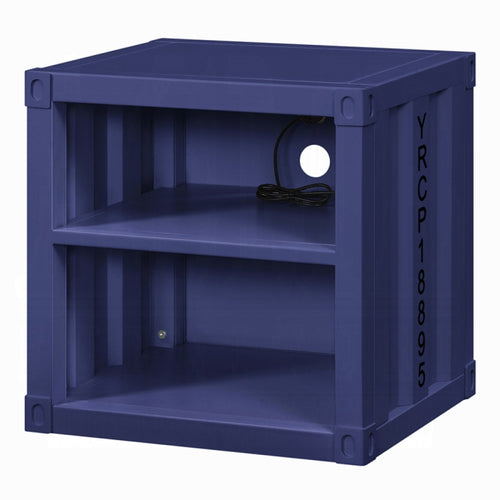 ACME Blue Cargo Nightstand W/USB