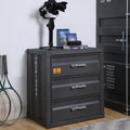 ACME Gray Cargo Chest W/3 Drawers