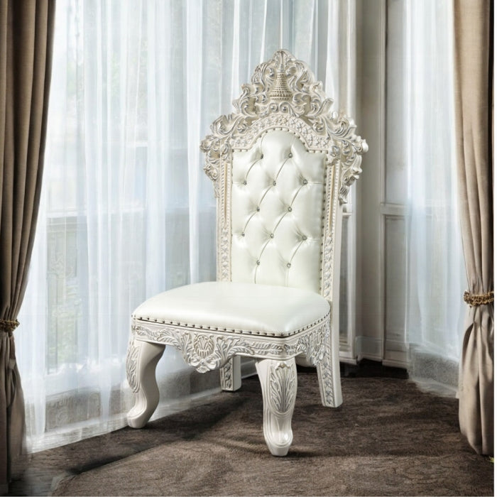 ACME White Adara Side Chair (Set-2)