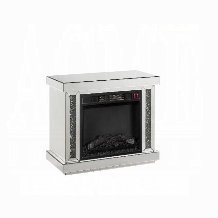 ACME LED, Mirrored & Faux Diamonds Noralie Fireplace