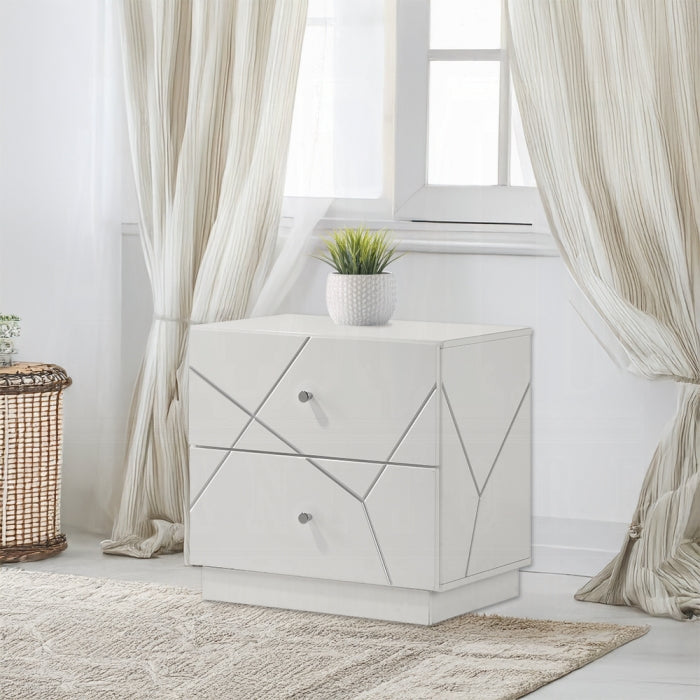 ACME White Esther Nightstand