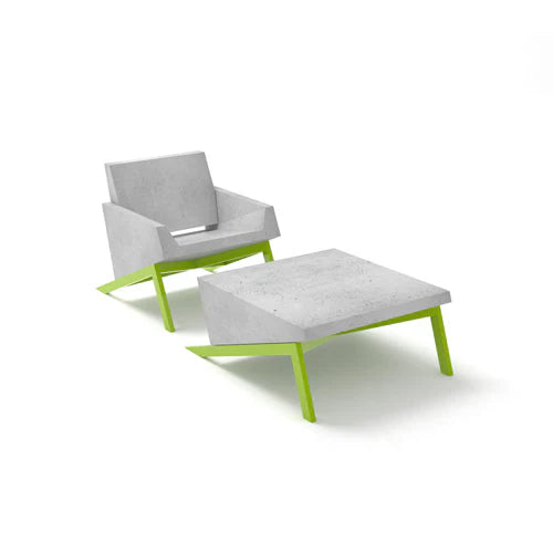 KONKRETUS Vinkel Coffee Table – Handcrafted Concrete & Steel Coffee Table