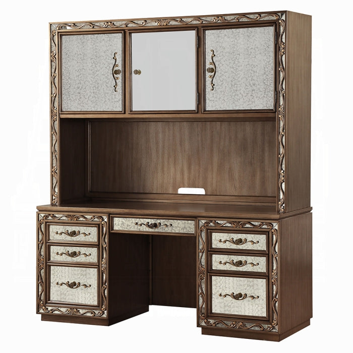 ACME Orianne Executive Computer Desk W/Hutch