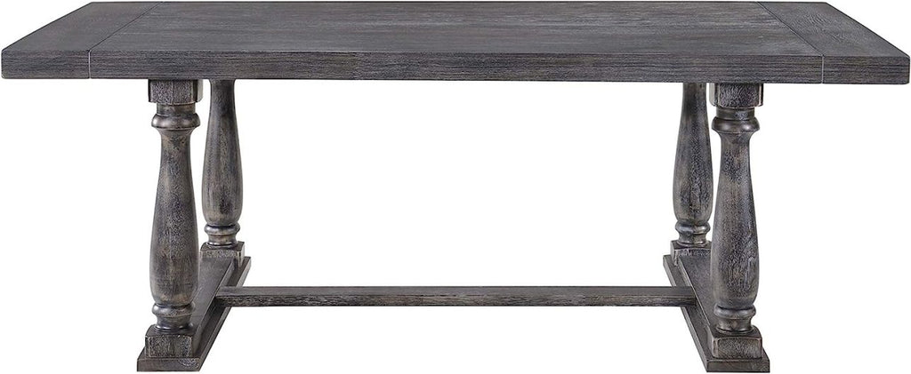 ACME Weathered Gray Bernard Dining Table