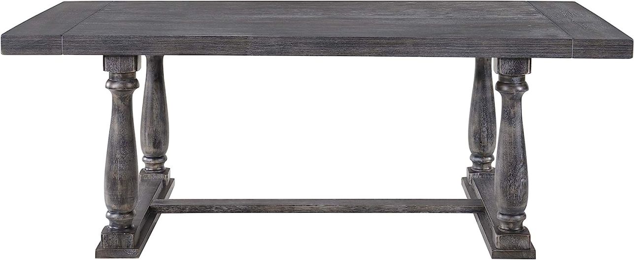 ACME Weathered Gray Bernard Dining Table