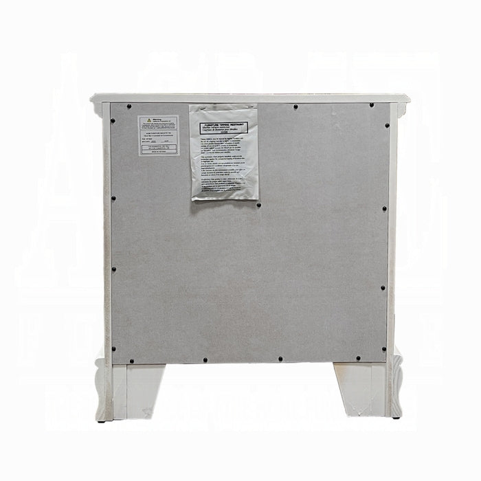 ACME White Flora Nightstand