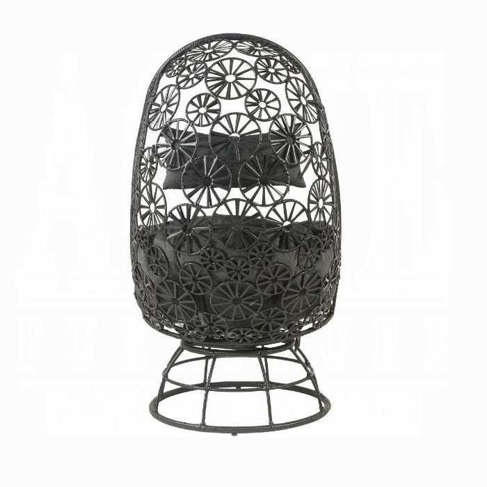 ACME Hikre Patio Lounge Chair & Side Table