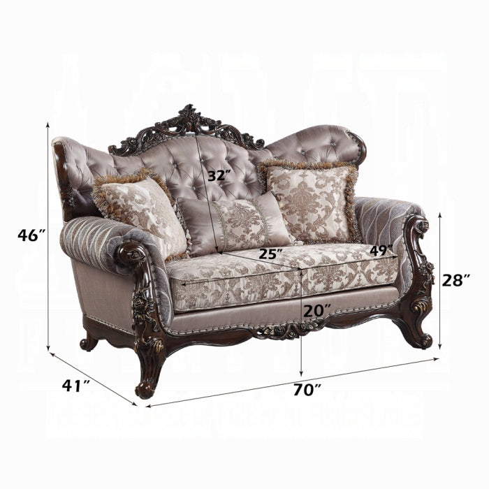 ACME Benbek Loveseat W/3 PillowsLV00810