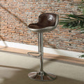 ACME Brown Brancaster Adjustable Stool W/Swivel