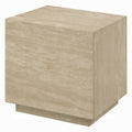 ACME Beige Travertine Deon End Table