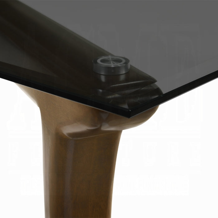 ACME Glass Top & Vintage Oak Danzel Dining Table