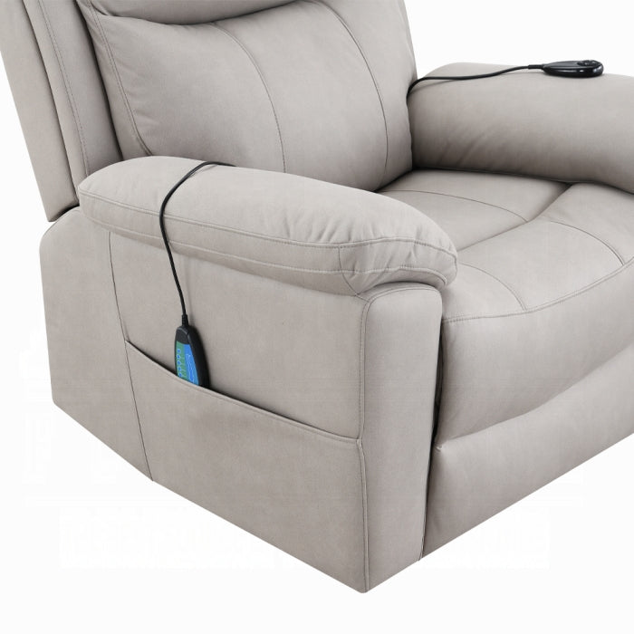 ACME Light Gary Chriki Power Recliner w/Lift & Heating & Massage
