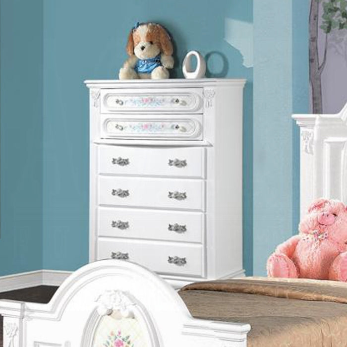 ACME White Flora Chest