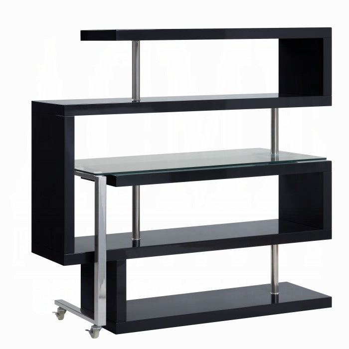 ACME Black Buck II Writing Desk W/Bookshelf