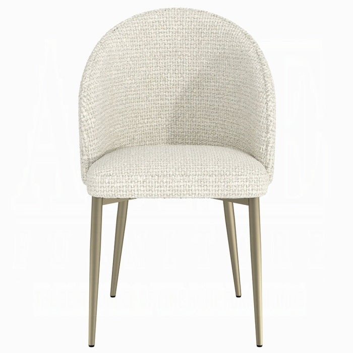 ACME White Cora Side Chair (Set-2)