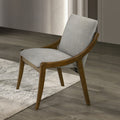 ACME Gray Chenille & Vintage Oak Danzel Side Chair (Set-2)