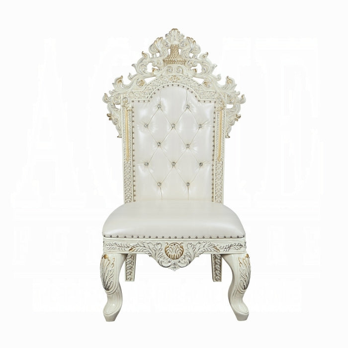 ACME White Adara Side Chair (Set-2)