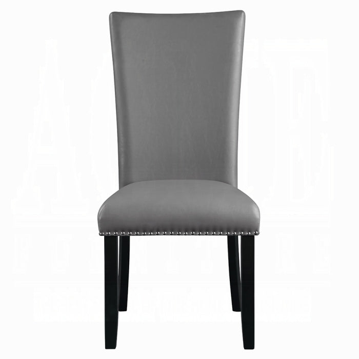 ACME Gray & Black Caralin Side Chair (Set-2)