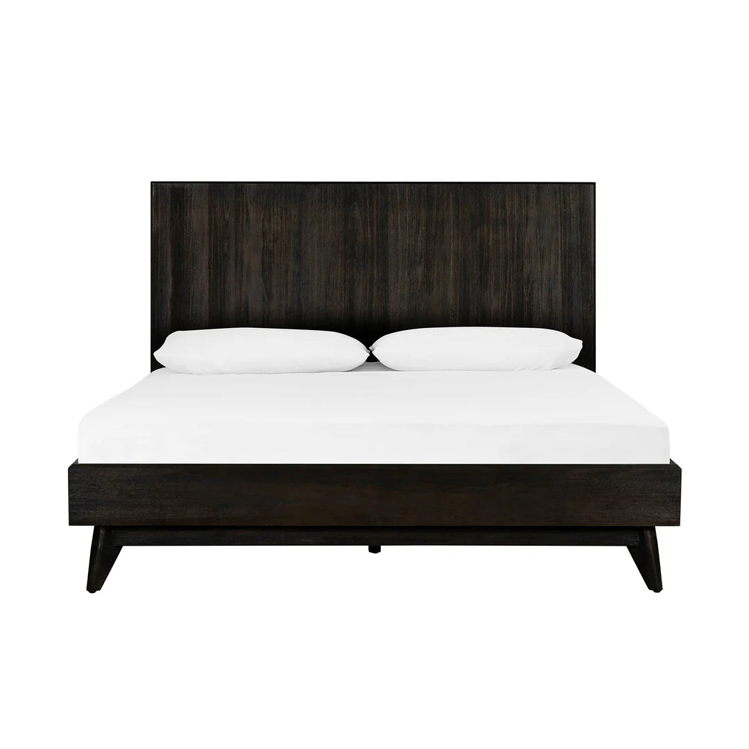 Armen Living Baly Acacia Mid-Century Platform Bed