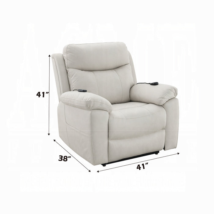 ACME Beige Chriki Power Recliner w/Lift & Heating & Massage