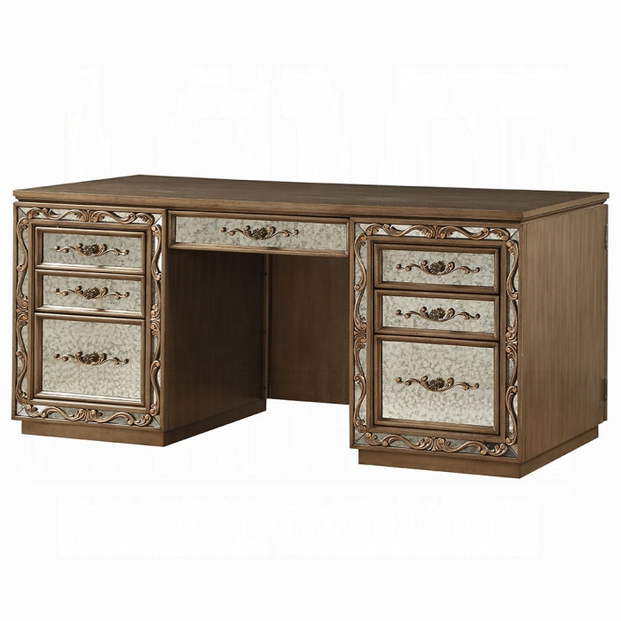 ACME Orianne Executive Computer Desk W/Hutch