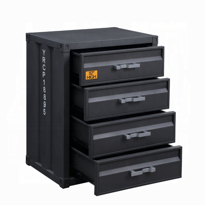 ACME Gray Cargo Chest W/4 Drawers