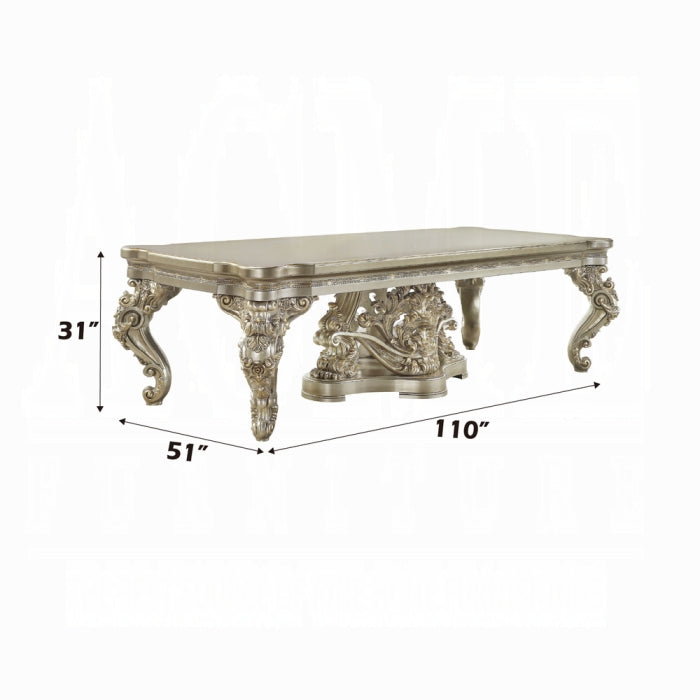 ACME Champagne & Gold Danae Dining Table