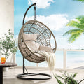 ACME Beige Fabric Vasant Hanging Chair
