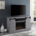ACME Amrita Tv Stand W/Fireplace