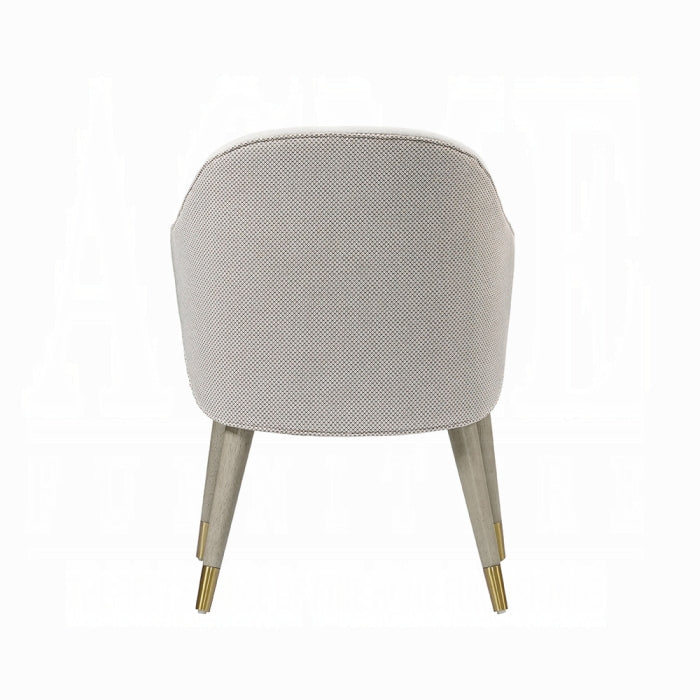 ACME Gray Oak Charity Side Chair (Set-2)