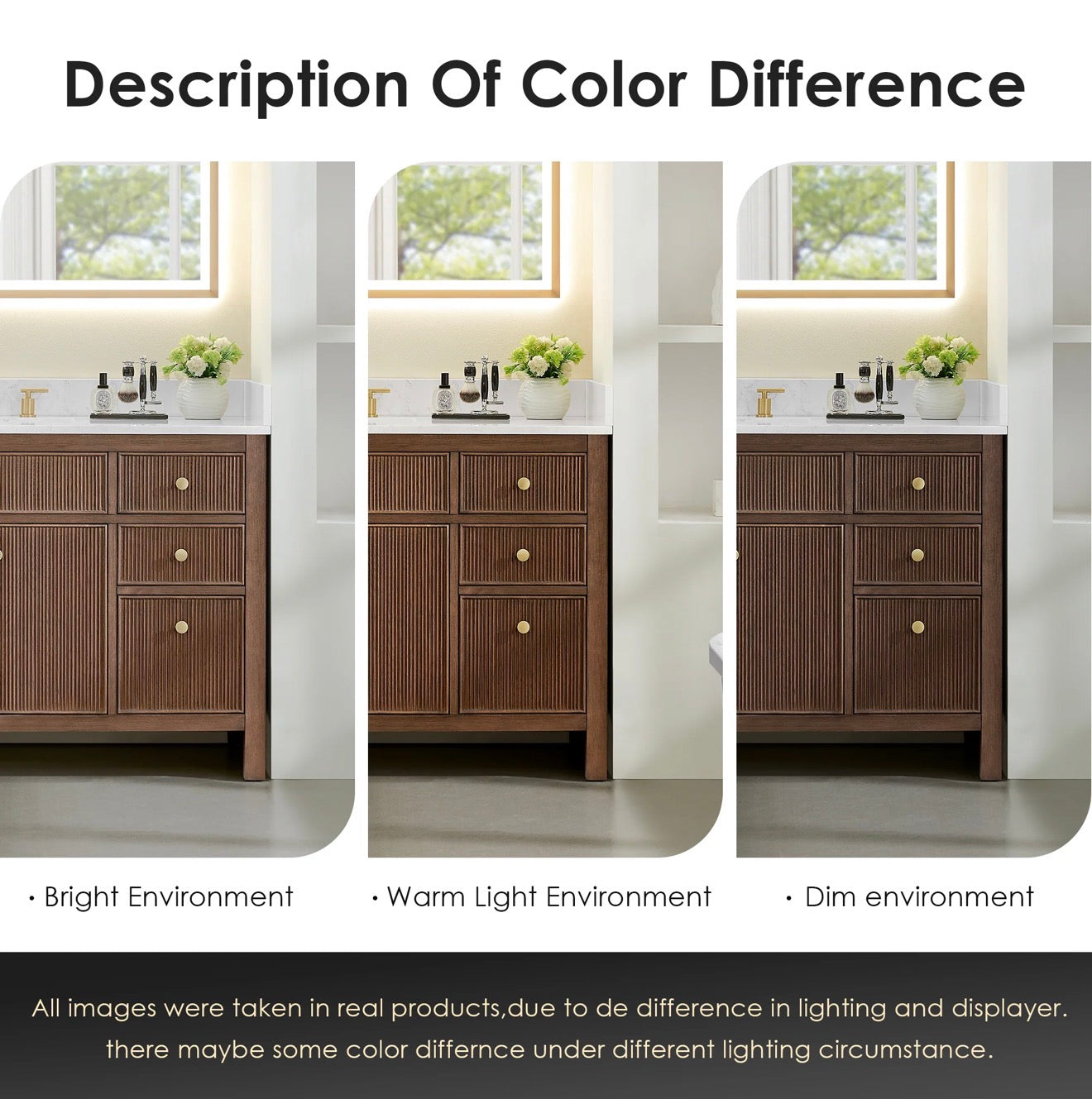 Altair Cerrito 24" Single Bathroom Vanity with White Ceramic Integrated Sink without Mirror